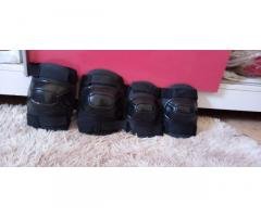 Kit joelheiras e cotoveleiras com garrafinhas - 3