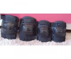 Kit joelheiras e cotoveleiras com garrafinhas - 4