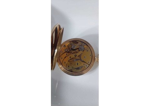 Relógio marca patek fhilippe bolso gondolo ouro 22 linhas - 3
