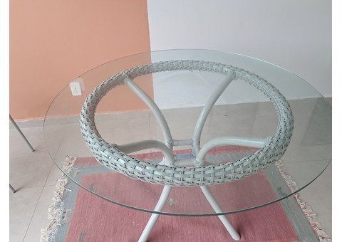 MESA TAMPO DE VIDRO - 2