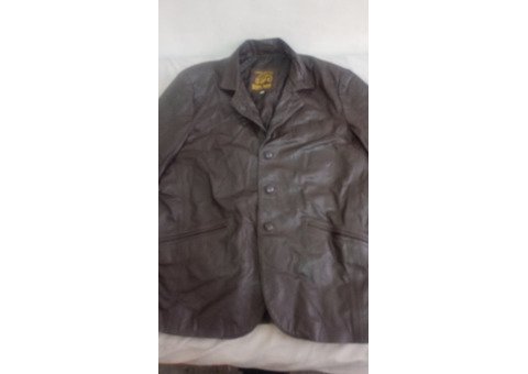 Jaqueta em couro legítimo masculina - 4