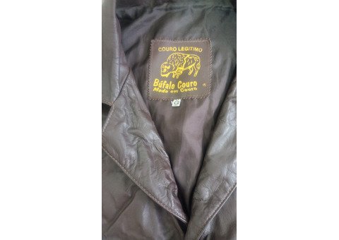 Jaqueta em couro legítimo masculina - 5