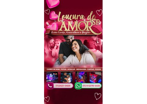 Carro de Mensagem Ao Vivo Para São Paulo, Zona Leste  Guarulhos & Região