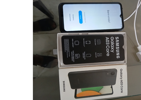 SAMSUNG A03 CORE (QUEBRA GALHO) TELA 6,5, DUAL CHIP,  WIFI, BLUETOOTH.
